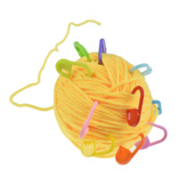 En Gros 1000 Pièces/Sac Marqueurs de Maille à Boucle en Plastique Colorés pour Tricot et Crochet à la Main