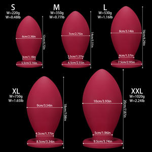 Medizinisches Silikon-Drachen für Anale Stimulation Fantasy Alien Texturierter Anus-Dilatator für Männer und Frauen Gewichteter Prostata-Massager in Zwei Farben Fünf Größen - Product Image 4