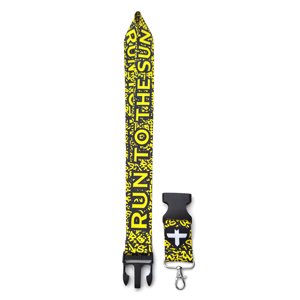 Promotional Printed Neck 38Mm Width <b>Polyester</b> <b>Lanyard</b> With Semi-Metal Buckle and Custom Logo Free Sample - Product Image 5