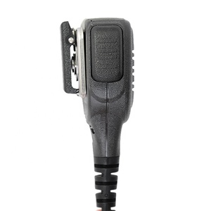 PMMN4024 Black Walkie Talkie Shoulder <b>Microphone</b> Remote <b>Speaker</b> Mic 3.5mm Wired Audio Accessory for Communication - Product Image 6