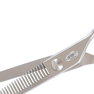 Ciseaux à cheveux professionnels MJ de 6 pouces de haute qualité, coupe droite, coupe fine, kit d'outils de coupe de cheveux pour <span class=keywords><strong>barbier</strong></span> familial - Product Image 5