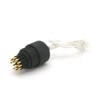 Connecteur de câble d'alimentation marin circulaire standard MCIL16F MCBH16M à 16 broches, pour montage en panneau, en ligne, sous-marin
