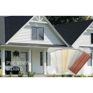 Co-extrusion blanche de qualité supérieure ASA Revêtement en vinyle PVC Panneau de revêtement mural <span class=keywords><strong>ext</strong></span>érieur Panneaux Muraux <span class=keywords><strong>ext</strong></span>érieurs Design graphique - Product Image 1