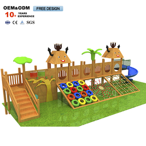 Juego de Parque Infantil de Madera para Exteriores, Personalizado, Nuevo, Directo de Fábrica, para Escuelas y Uso Comercial - Product Image 6