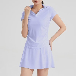 Set rok ukuran besar musim panas baru S-5XL rok Logo khusus dan Set atas Set wanita bersirkulasi elastis Nude - Product Image 5