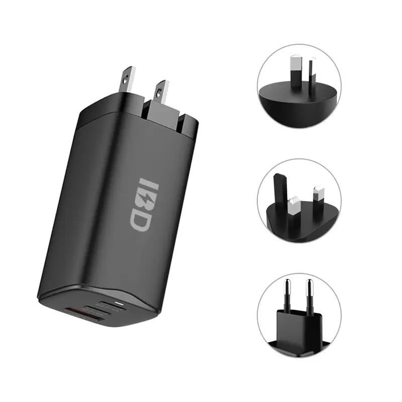 65W Gan Tech Laptop PD 3.0 Travel Mobile Phone USB C Mobile Phone Charger Type C Fast Portable Charger For Macbook Samsung