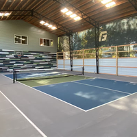 Vente directe d'usine Revêtement de sol en caoutchouc coulé humide Terrain de basket-ball Peinture de sol Revêtement acrylique pour terrain de tennis