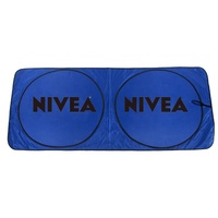 Pare-soleil de voiture en polyester UV personnalisé avec logo
