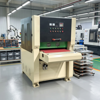 Machine de ponçage automatique à bande large pour métaux plats et tôles