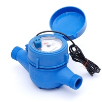 Phisoiso 4064 — compteur de mesure de l'eau de lecture à distance, composé de cadran à plusieurs jets, en plastique, nylon, précision 20mm