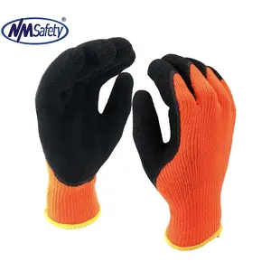 NMSAFETY winter use latex working thermo gloves