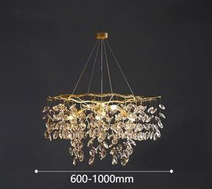 Lampadario a LED di cristallo di lusso moderno di medie dimensioni per la decorazione della casa per il soggiorno <span class=keywords><strong>Hotel</strong></span> Hall o Villa Art decoro illuminazione - Product Image 6