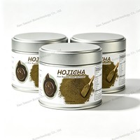 Poudre de thé vert Hojicha torréfié de qualité alimentaire pour les lattes, la pâtisserie et les desserts (matière première)