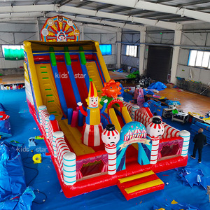Châteaux gonflables commerciaux d'extérieur en PVC avec toboggan, écologiques, capacité 1000 kg, garantie 2 ans, pour <span class=keywords><strong>jeux</strong></span> <span class=keywords><strong>de</strong></span> saut pour enfants - Product Image 6