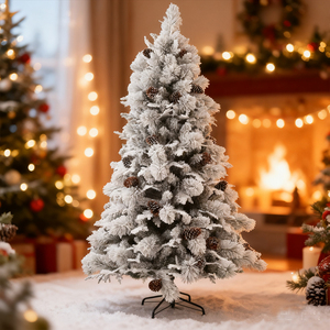 Bán buôn Chất lượng cao Cây giáng sinh với đèn LED Cây giáng sinh với đèn và trang trí - Product Image 1