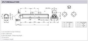 Capteur de déplacement linéaire Balluff BTL7-V50E-M0350-P-C003 pouvant être directement connecté aux systèmes de contrôle PLC traditionnels - Product Image 6