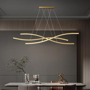 Lámpara de Techo Minimalista de Cobre Estilo Italiano para Comedor, Lámpara Colgante Moderna Nórdica para Barra, Oficina - Product Image 1