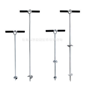 Ancre de sol en spirale en acier inoxydable 316 pour la stabilisation des tentes, des hangars, des bateaux, l'ancrage de plage, piquets de tente et maillets - Product Image 6