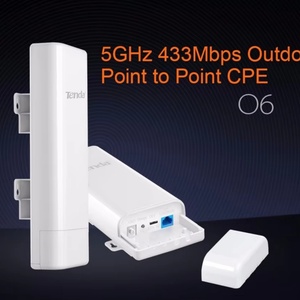 Tenda O6 10KM 5GHz 11ac 433Mbps Outdoor CPE <b>Wireless</b> WiFi Bridge WiFi Bridge with POE <b>Adapter</b> for Data Transmission - Product Image 2