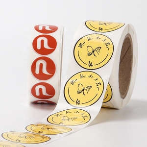 Étiquette en vinyle imperméable personnalisée, logo autocollant de joint de pot, autocollant d'étiquette de sirop de tabac de <span class=keywords><strong>prometh</strong></span>, autocollant époxy - Product Image 1