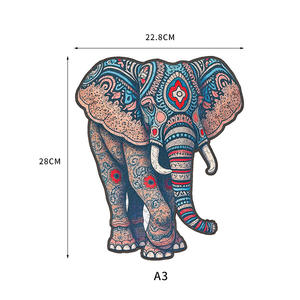 Puzzles en bois originaux pour adultes Puzzles animaux de forme unique pour adultes Puzzles en bois irréguliers Meilleur cadeau pour adultes - Product Image 6