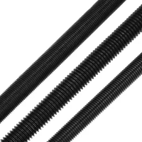 High Tensile Carbon Steel Threaded Rods DIN975 Grade 10.9 Thread Bar ASTM A193 Gr B7 Stud Bolt Zinc Black Finish Metric