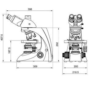 OPTO-EDU A12.2603-T 40x-1000x Trinocular 실험실 생물학 현미경 가격 - Product Image 5