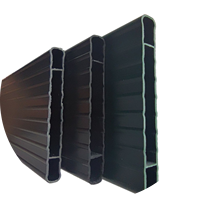 Anti-UV Vertical 3D 44/49mm Panneaux Occultes Kit Lattes Composite PVC Garden Privacy Screen Clôture Slat Kits pour 2.5m Metal Frame