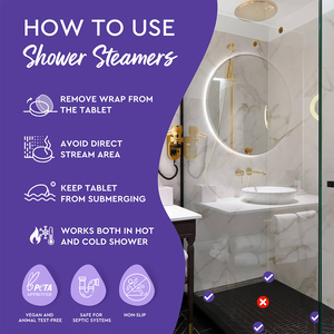 Suministros de aromaterapia personalizados, tableta de ducha, vapor, 18 Uds. - Product Image 5