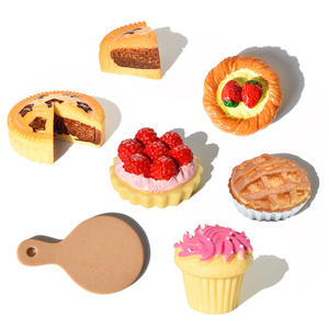 Grande série de pâtes à modeler en plastique pour la simulation de <span class=keywords><strong>pain</strong></span> et de gâteaux, accessoires en caoutchouc pour la crème DIY, accessoires de maison en gros, accessoires en résine - Product Image 5