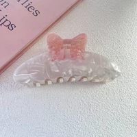 Pince à cheveux artisanale en acétate, style minimaliste coréen JingLan, avec nœud dégradé, 11 cm, personnalisable en gros, emballage haut de gamme sur mesure pour