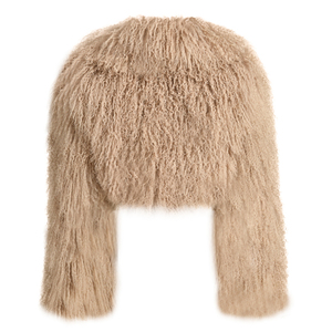 Grosir mewah berbulu mode rambut panjang asli Mongolia domba mantel bulu kustom musim dingin dipotong mantel bulu wanita berbulu 2024 - Product Image 3