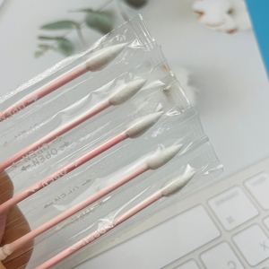 Cotons-tiges Q-Tips rose vert emballés individuellement pour l'application du rouge à lèvres Eyeliner Ombre à paupières Petit écouvillon - Product Image 4