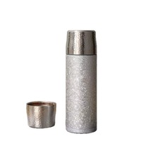 Tasse isotherme en titane pur 2025 avec infuseur à thé, couvercle à ouverture rapide, double paroi, séparateur thé-eau, design antidérapant 6-12