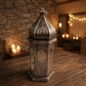 Artisan Design <b>Moroccan</b> Style Handmade Metal Lantern Decorative Candle Holder Islamic Ramadan Home <b>Decor</b> - Product Image 1