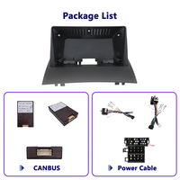 Accessoires intérieurs de voiture Meihua, cadre de lecteur DVD de voiture pour RENAULT MEGANE 2/FLUENCE avec faisceau de câbles.