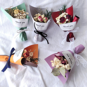 DREA-nevera para decoración Interior de coche, miniarreglo de flores secas prensadas naturales, venta al por mayor - Product Image 1