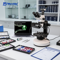 Jewelry Microscope Trinocular Stereo 10MP Digital Microscope for Gem Diamond Jade Inspection Lab Research