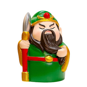 Figura decorativa de los cinco dioses de la riqueza de Ruijie, decoración para el hogar y la oficina, regalo de inauguración de casa, adorno hecho a mano moldeado - Product Image 5