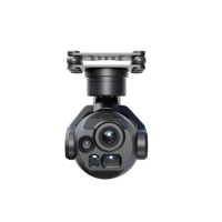 Drone agricole intelligent Skydroid C13 à trois axes avec cardan, zoom 30X, suivi intelligent, imagerie thermique haute résolution et trois lumières