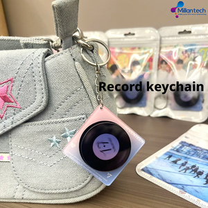 Llaveros de CD con Impresión UV Personalizada Millantech, Llaveros de CD Personalizados con Reproductor NFC para <span class=keywords><strong>Cantantes</strong></span> Euroamericanos y <span class=keywords><strong>Kpop</strong></span> - Product Image 2