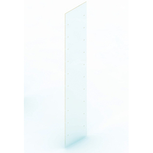 Panneau latéral en verre trempé transparent 40x220 mm pour armoires murales et autoportantes - Product Image 3