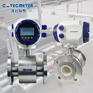 Água magnética do medidor de fluxo eletromagnético do controle líquido industrial do aço inoxidável 4-20ma Rs485 Digitas - Product Image 1