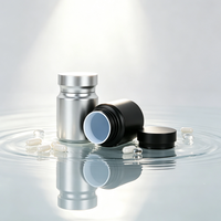 Emballage en gros en plastique PET métallisé or et argent pour compléments nutritionnels en capsules molles