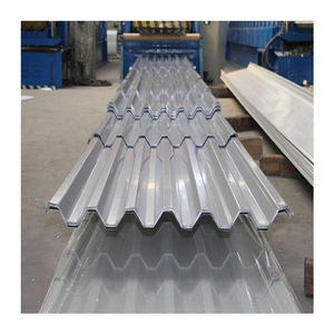 아연 도금 4 피트 X 16ft 35 시트 철 강철 루핑 패널 0.3mm 24 게이지 골판지 절단 시트 ASTM/AiSi 표준 ISO 9001 CE - Product Image 3