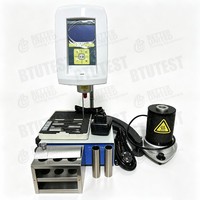 Viscosímetro Rotacional Brookfield de Alta Temperatura con Pantalla Táctil Digital, Estándar ASTM 300 ° Viscosímetro Rotatorio con Calentamiento por C