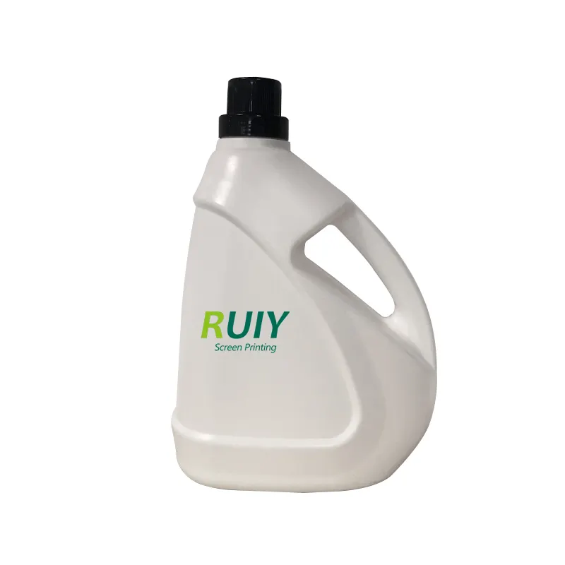 OEM/ODM 1000 ml PET nachfüllbare Plastikflaschen für Wäsche Reinigungsmittel mit Pumpe für Körperpflege Siebdruck anpassbar