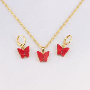 Di modo della collana della farfalla per le donne all'ingrosso N2010291 - Product Image 5