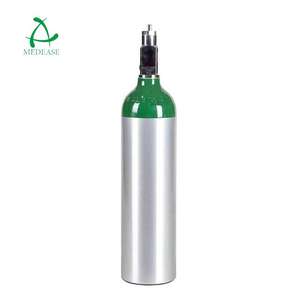Cilindro de <span class=keywords><strong>gas</strong></span> de oxígeno médico portátil de alta presión Regulador de aluminio de tamaño pequeño para uso médico móvil - Product Image 5