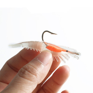 TOPIND esche artificiali per la <span class=keywords><strong>pesca</strong></span> di gamberetti morbidi 3g/6cm esche luminose per gamberetti <span class=keywords><strong>con</strong></span> gancio di piombo - Product Image 3